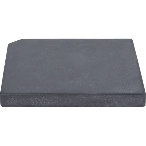 Plaque de poids de parasol Noir Granite Carré 25 kg CFW87144 (1/5)