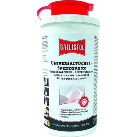Ballistol Scatola dispenser con 130 panni asciutti 25097 1 pz. (1/2)