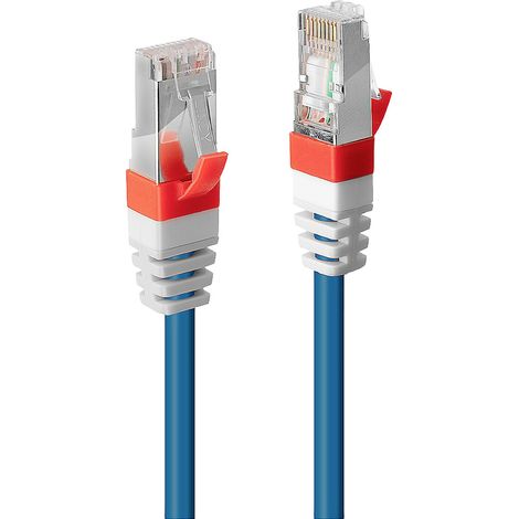 LINDY 45377 RJ45 Netzwerkkabel, Patchkabel CAT 6a S/FTP 5.00 m Blau 1 St.