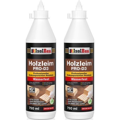Colla per legno IsolBau PRO D3 Holzleim 2 x 750 ml (1/5)