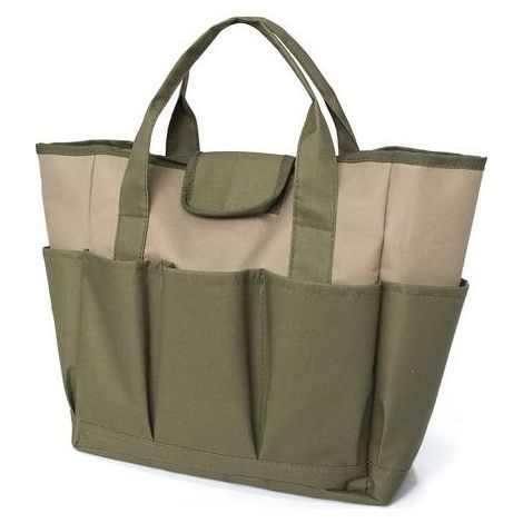1 Sac Outils Jardin, Poche Multiple, Tissu Oxford 600D, Fond Renforcé PE, Rangement Arrosage (1/5)