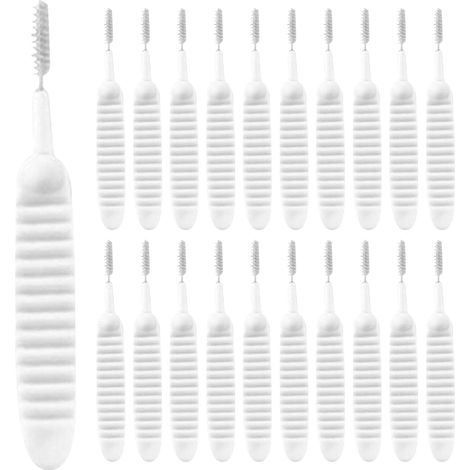 Lot de 30 Poignées Monotrou en Acier Inoxydable Argenté, Boutons de Meuble Champignon pour Tiroirs et Armoires Cuisine, Commode et Salle de Bain, Accessoires de Quincaillerie (1/5)