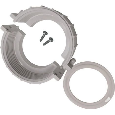 Écrou Fendu - ABS Blanc - Pour Raccord Radiateur Spa - Diamètre Intérieur 5 1 Cm - Lot De 2 (1/4)