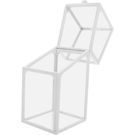 Crayons Transparente avec Couvercle Organisateur de Bureau (1/5)
