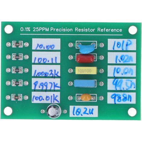 Plaque de référence de résistance 0,1%, carte de capacité 25PPM pour Ad584 LM399 (1/5)