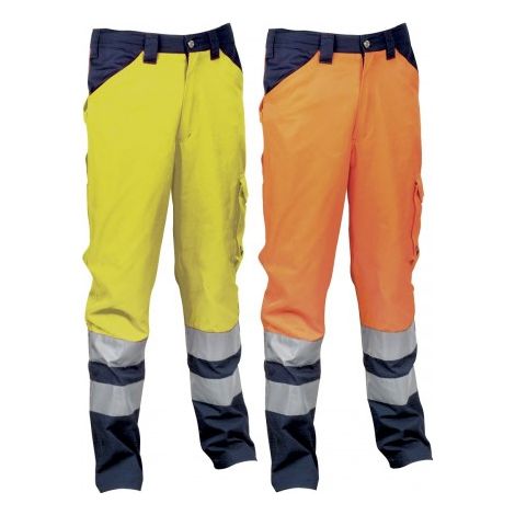 Pantalón de trabajo ad alta visibilità Cofra Encke - XXL - Arancione