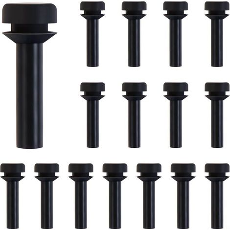 Lot de 16 pieds de rechange en caoutchouc pour grille de cuisinière à gaz compatibles avec WB20X24790 performance durable à haute température (1/4)
