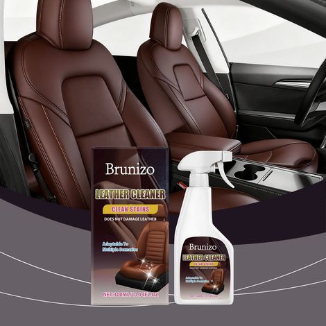Nettoyant doux pour cuir automobile, idéal pour les sièges en cuir : nettoie, nourrit, ravive l’éclat et élimine les taches – 300 ml (1/5)