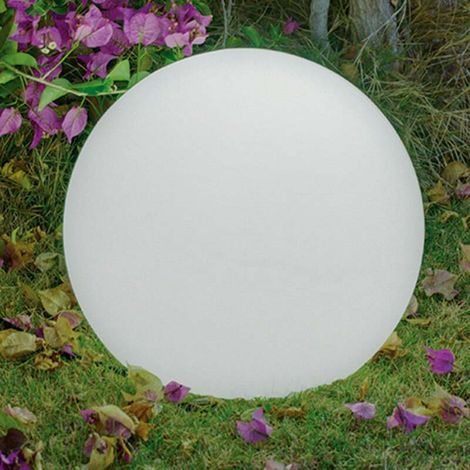 [GEBRAUCHT] B-Ware Newgarden Gartenleuchte Buly LED Kugelleuchte Außenlampe Ø40cm weiß IP65 (1/2)