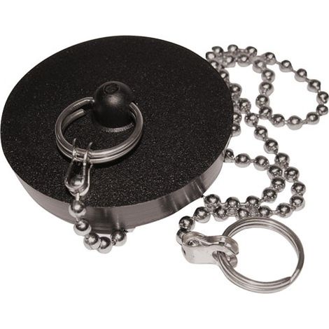 BOUTTE - Bouchon chainette noir 45mm sc