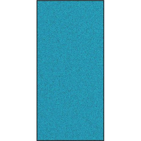 Paillasson,Tapis d'entrée Autre Cyan et Noir 120 x 250 cm Polyamide et PVC CFW380204 (1/5)