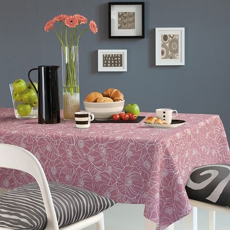 Tischdecke Bergamo Floret Rose 15mx138cm - D-c-fix