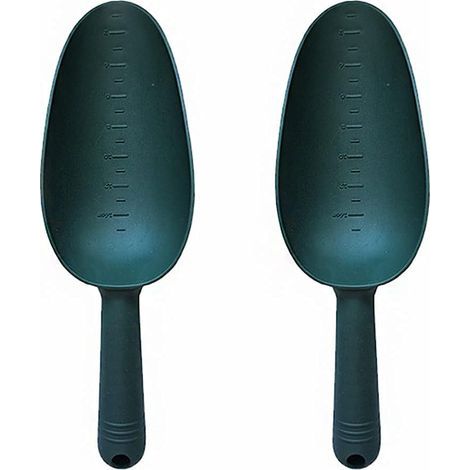 2 Pcs Plastic Hand Trowels Gardening Plastic Flower Pot Shovel Breaking Shovel Green Plant Shovel