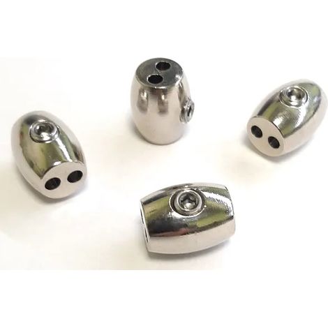 MORSETTO PER CAVO D.2,5 mm ad OLIVA CROMATO (1/2)