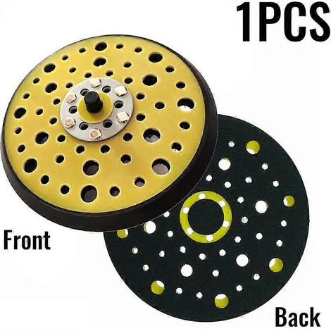 Apprêt de ponçage moyen, plateau auto-agrippant 150 mm, 54 trous, pour outils électriques Mirka CEROS DEROS, cônes de polissage de rechange, plateau de ponçage aléatoire (1/5)