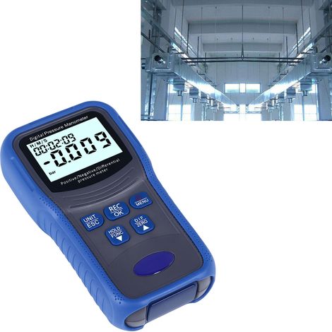 TM510 Hochpräzises digitales Differenzdruckmessgerät: Hochpräziser Differenzdrucksensor mit Datenaufzeichnungsfunktion (1/5)