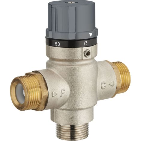 Mezclador termostático para calentadores de agua QUICK PLOMBERIE M3/4