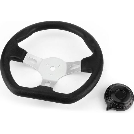 Volant, roue de chariot de course ergonomique haute résistance de 270 mm lisse pour Go Kart