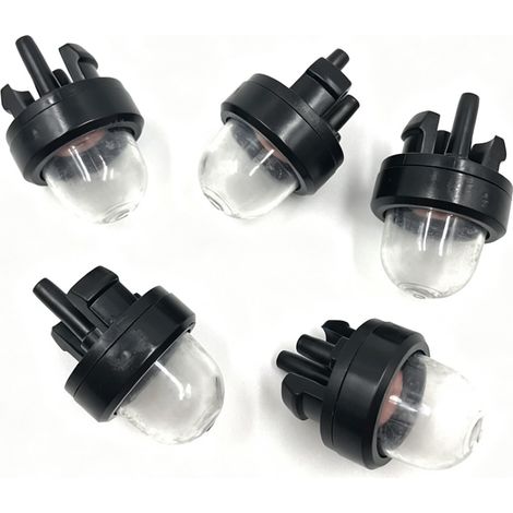 Lot de 5 Ampoules d'Amorçage à Encliqueter (Snap-In Primer Bulb) pour Tronçonneuse et Débroussailleuse Husqvarna 3200, 3205, 3210, 3214, 3216 - Remplace OEM 530047721, 503936601, Walbro 188-512