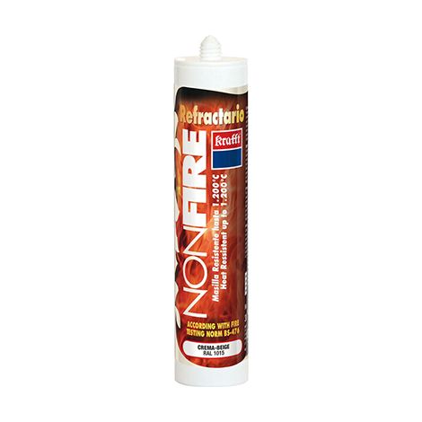 Cartuccia di stucco refrattario 300ml 50743 krafft (1/2)
