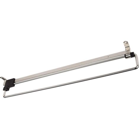 Tringle à vêtements télescopique coulissante pour magasins, dressings, cuisines, salles de bains, bricolage, 400 mm