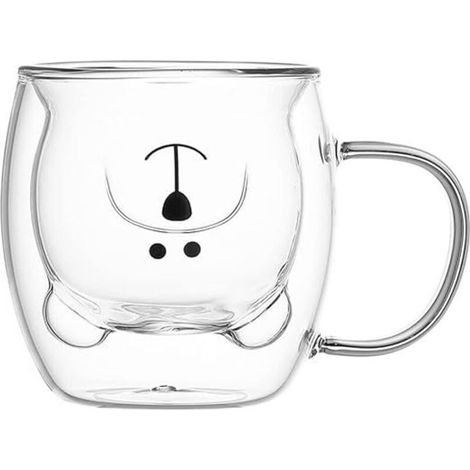 Tasses mignonnes, verres à double paroi isolés, tasses à expresso, tasses à café, tasses à thé, meilleur cadeau pour