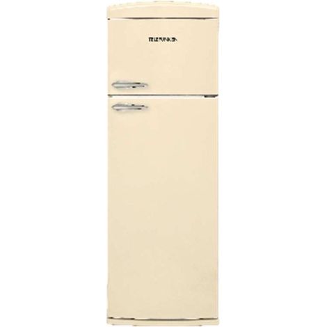 Frigorifero doppia porta Telefunken TKBM346BREF 311 LT classe F colore beige retrò