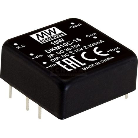 Mean Well DKM10A-05 DC/DC-Wandlermodul 1 A 10 W Anzahl Ausgänge: 2 x Inhalt 1 St.