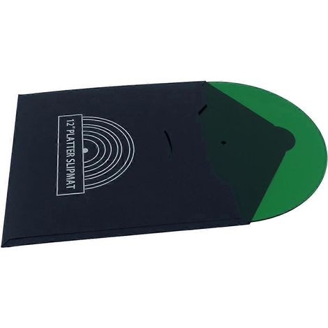 Grüne Acryl-Vinyl-Schallplattenmatte, Plattenspielermatte, Geräuschdämpfung (1/5)