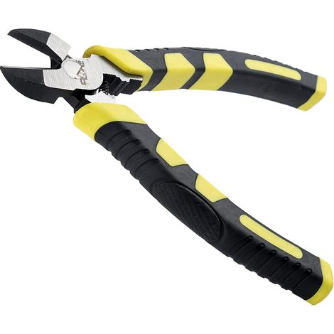 Pince coupante diagonale de 15,2 cm avec mécanisme à ressort, lames latérales forgées en acier au chrome vanadium avec design de sertissage (1/5)