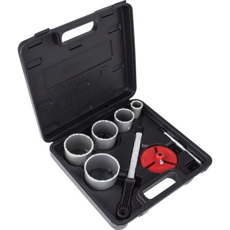 Scie cloches - Coffret de 8 PC - profondeur de coupe 55 mm