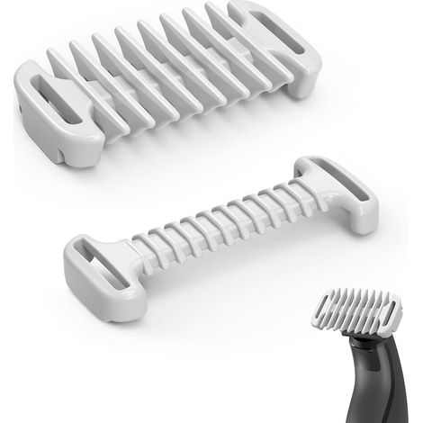 2PC Peigne Corps, Guide 0mm Zone Sensible, Accessoire 3mm Torse, Compatible O Blade QP2734 QP2824 (1/5)