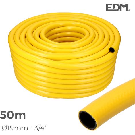 Landwirtschaftsschlauch Farbe gelb ø innen 19mm ø außen 25mm (3/4") Rolle 50m edm