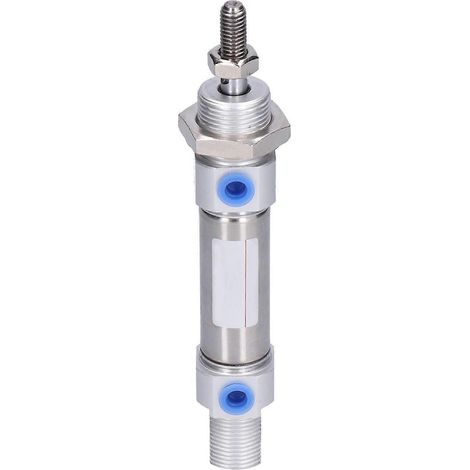 Mini-Luftzylinder mit Edelstahlkolbenstange für pneumatische Hubbewegungsgeräte, 20 mm Bohrung, MI20x