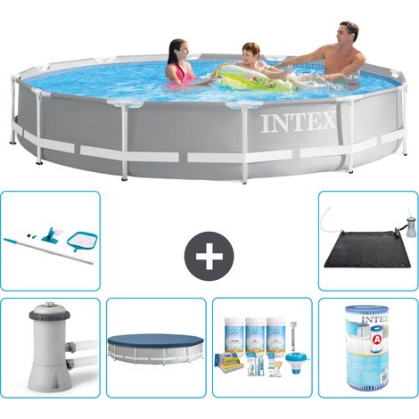 Intex Piscina Prism Frame Rotonda - 366x76 cm - 8-pezzi  S32077