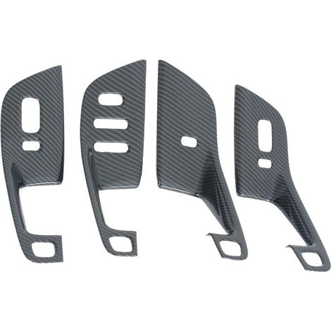 Convient pour la modification intérieure des modèles Audi M6 2026, y compris le commutateur et le panneau de boutons du régulateur de vitre, ainsi que l'autocollant du cadre de l'accoudoir. (1/2)