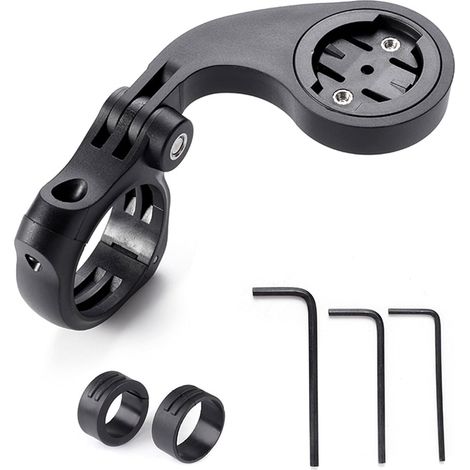 Fahrradhalterung kompatibel mit Garmin Edge GPS-Fahrradcomputer, XOSS, iGPSPORT, Magene, Lenkerhalterung 25,4 mm 31,8 mm, Scheinwerferhalterung, Kamerahalterung, Rennrad, Mountainbike (1/5)