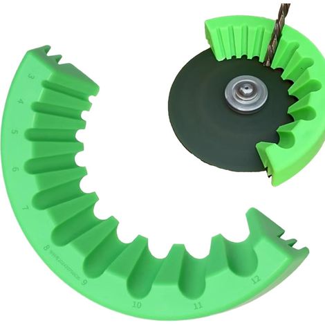 MR-13A Outil de meulage portable 3-15 mm pour foret hélicoïdal de 3 à 12 mm, multi-tailles pour outils électriques (1/5)