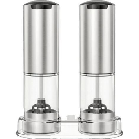 Molinillo de pimienta automático, recargable por USB, con tamaño de molienda ajustable, KYMQ-37A-H-BS (1/2)