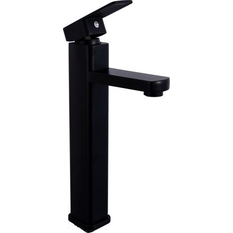 Lavabo a pilas, color negro mate. (1/3)