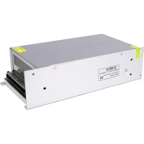 Beyamis Transformateur AC-DC 1000W 12V - Alimentation rubans LED photo radio (1/5)