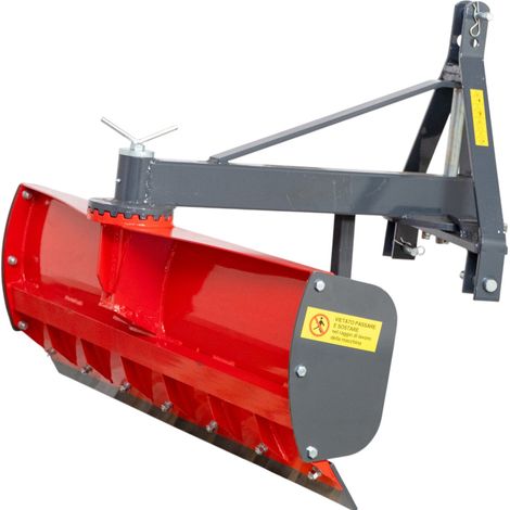 Lame niveleuse 140 cm pour micro-tracteurs - Rotation 360° - Attelage trois points Torros TANVA140 (1/5)