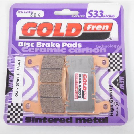 Plaquette de frein Gold Fren pour Moto Harley Davidson 1690 Fxsb (1/2)
