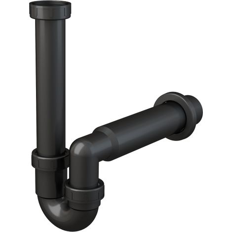 Sifone semicircolare per lavello con dado da 6/4". (1/2)