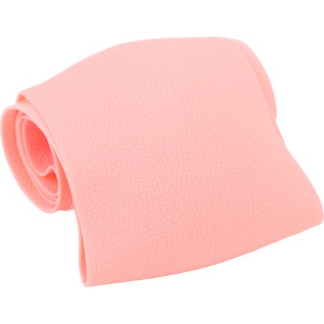 Housse de volant en silicone antidérapante, lavable et résistante à la transpiration, protection universelle pour volant, accessoire intérieur rose (1/5)