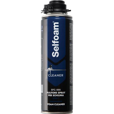 PULITORE PER SCHIUMA POLIURETANICA 'SFC' ml 500- 12 pezzi  - SELSIL