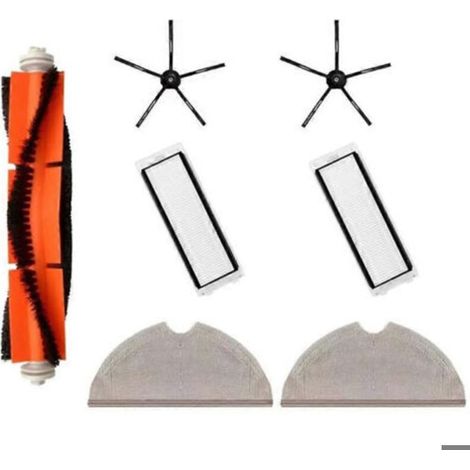 Accessoires pour aspirateur robot Roborock S6, S6 MaxV, S6 Pure, S5 Max, S50, S55, S5 E4 et E5 : brosse principale, filtre et serp
