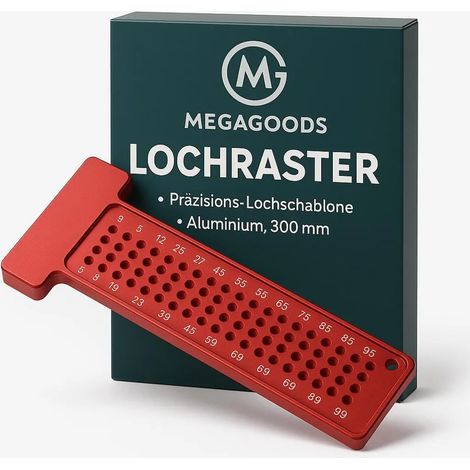 Calibre de marquage pour atelier de menuiserie, règle en T en aluminium 300 mm DE. (1/4)