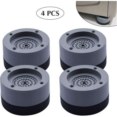 4 PCS Tampons à Pied Machine à Laver Anti Vibration Rondelle Pieds Pad Anti Slip Pied En Caoutchouc Pad pour Machines à Laver et Sécheuses -RAPANDA (1/5)