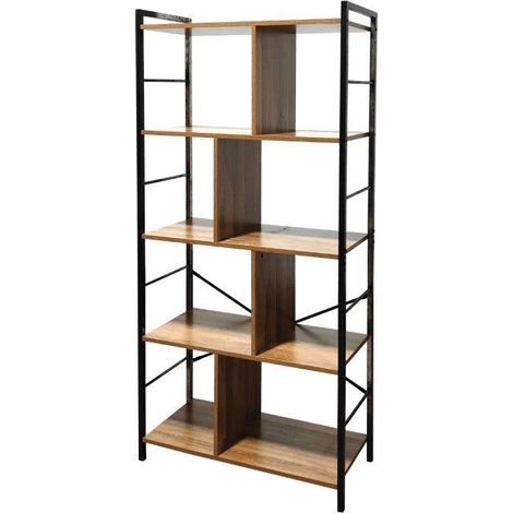 LIBRERIA INDUSTRIAL 80X33X161 QUERCIA (1/3)
